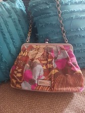 ISABELLA FIORE FLORAL PURSE HANDBAG WITH Chain Strap