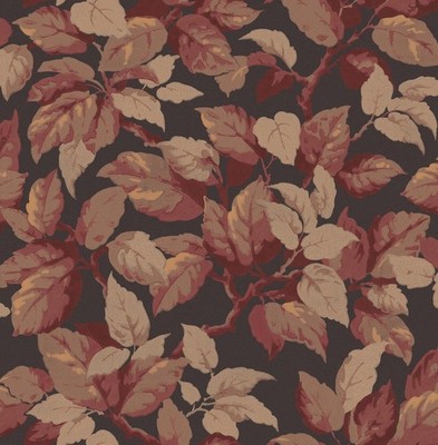 M1805_Ashdown Bold autumn foliage autumn Red Fine Decor Wallpaper