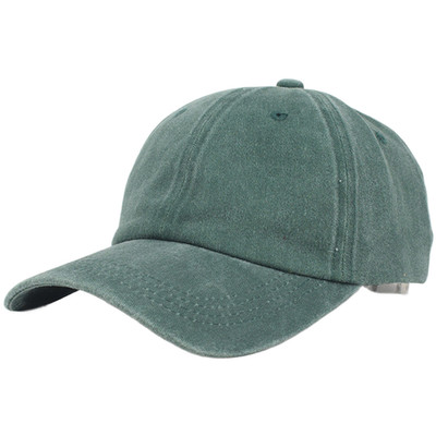 Atmungsaktive Baumwolle Baseball Cap gewaschene Textur Vintage Style verstellbar
