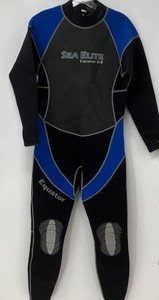 Sea Elite Equator 3/2 Wet Suit Men's Size Large Black And Blue