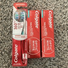 Colgate 360 Advanced Optic White Toothbrush, ...