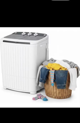 #ad Aqua Clean Twin Tub Portable Washing Machine Vortex Cleaning Dual Water Flow $99.44