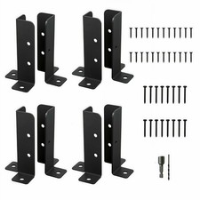 Fence Post Brackets Bolt Down Post Supports Adjustable Deck Post Anchor Brackets