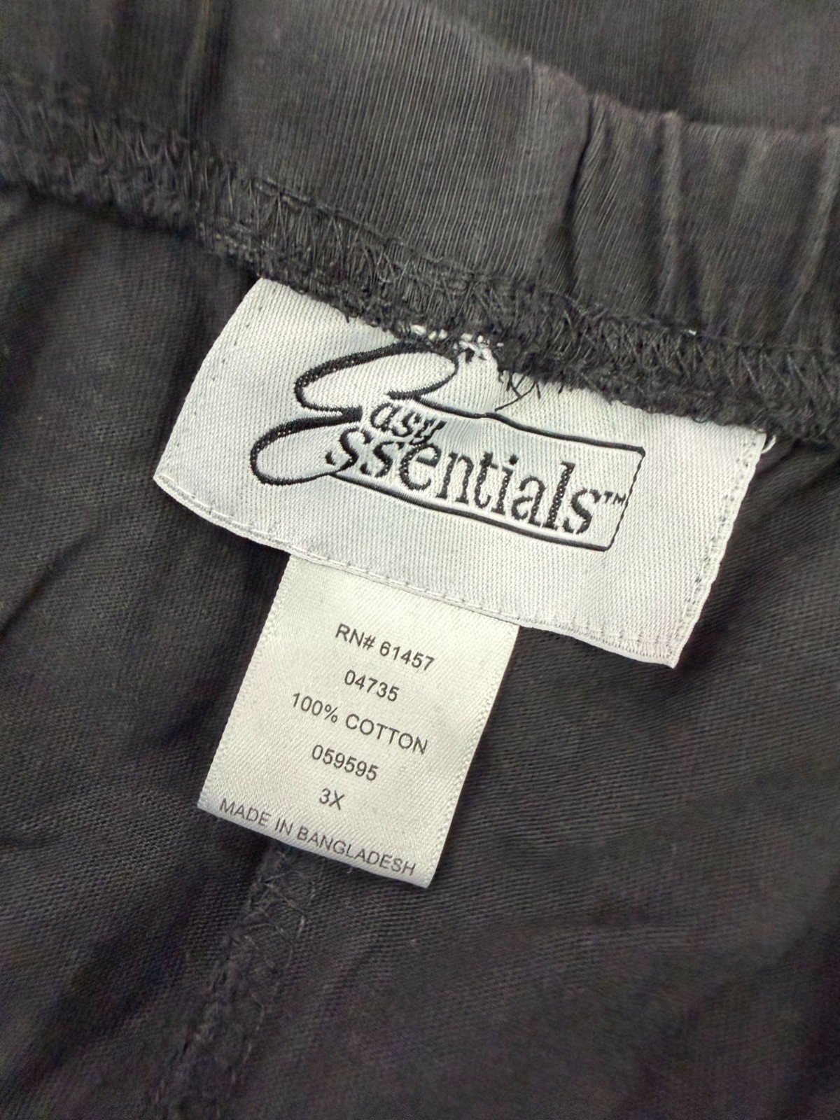 Black Cotton Essentials Drawstring Lounge Pants W… - image 2