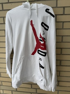 Jordan Hoodie, Kapuzenpulli, Größe L, Weiß