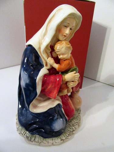 Fitz and Floyd Holiday Musical Madonna And Child O Holy Night NEW in BOX $180 - 第 3/13 張圖片