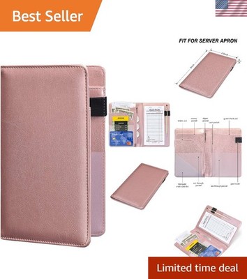 Handcrafted Waitstaff Organizer - Stylish Leather Server Book for Professionals