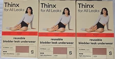 Thinx for All Leaks Women's Hi-Waisted Bladder Leak Underwear SMALL