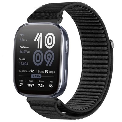 22mm Nylon Watch Band for Amazfit Bip 6, GTR 4, GTR 3  Soft Sport Straps