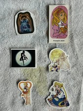 Lot Of 6: Anime Sticker Decals Sailor Moon UN-USED CONDITION