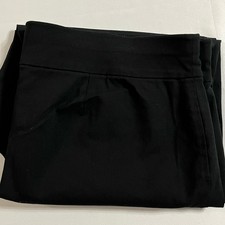 Talbots Womens Dress Pants Size 16 Black Stretch Career Work Office