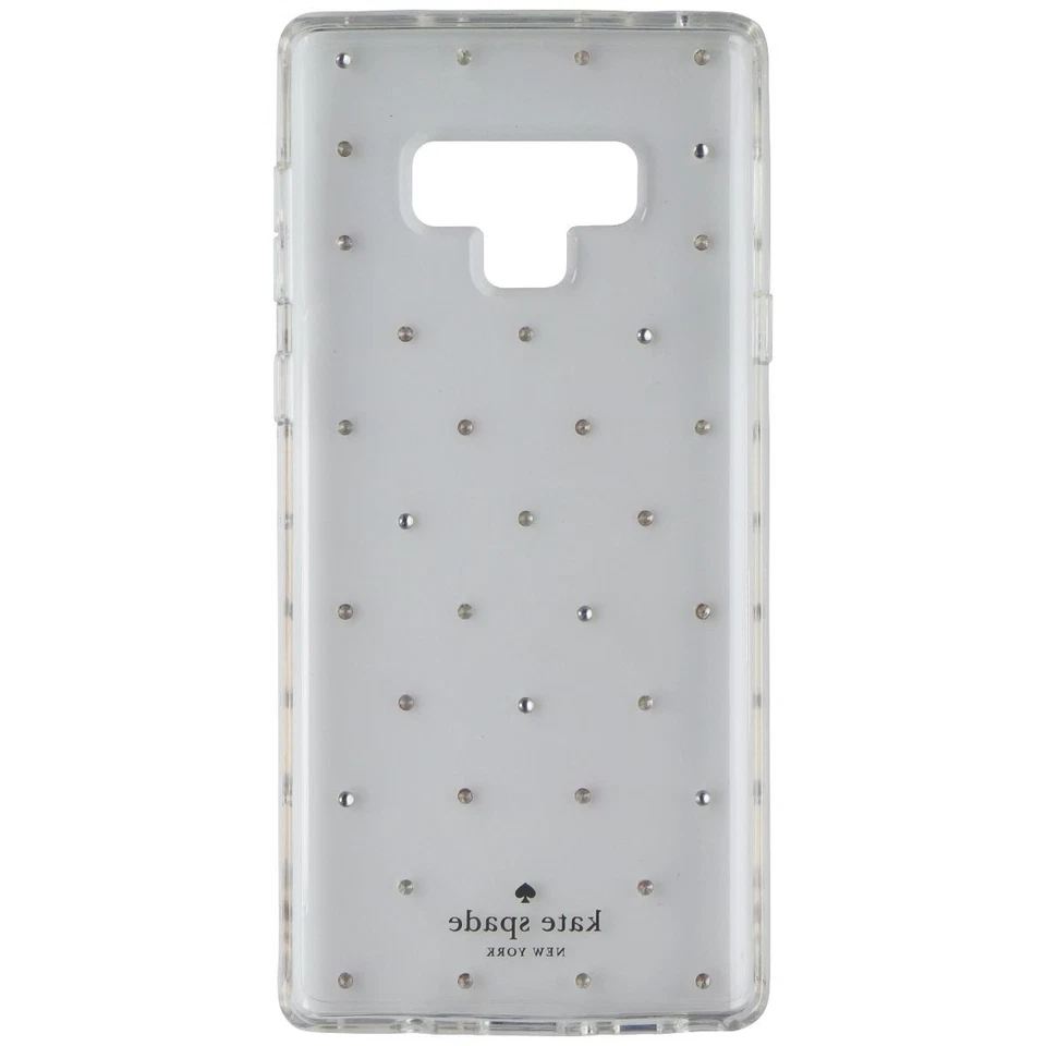 Kate Spade Hardshell Case for Samsung Galaxy Note9 - Clear with Pin Dot Gems - Изображение 3 из 3