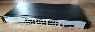 D-Link DGS-1210-24 Smart Managed Gigabit Switch 24-Port VLAN SNMP Rackmount