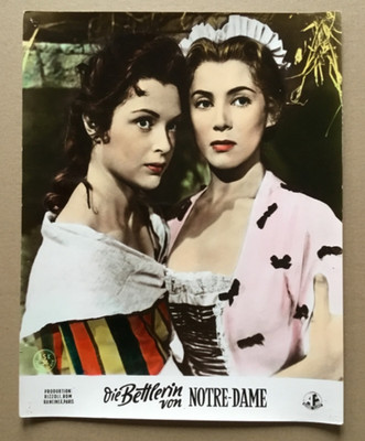 Die Bettlerin von Notre-Dame (Kinoaushangfoto '54) - Myriam Bru / Milly Vitale