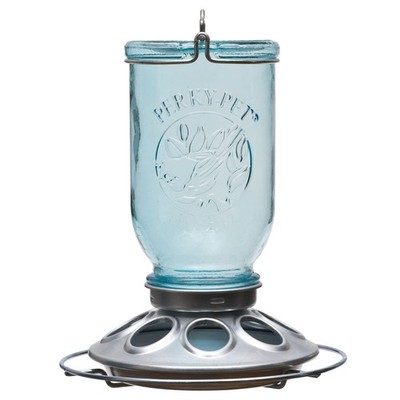 Perky-Pet Wild Bird  1 Lb. Glass Bird Feeder  8 Ports (2-pack)