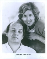 Actor James Sarah Brady Reagan Secretary Wounded In Attempt 8X10 Vintage Photo