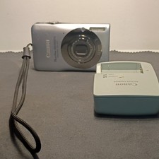 Canon PowerShot ELPH SD1300 IS 12.1MP Silver Camera 4x Zoom Image Stabilization