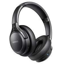 Bluetooth Headphones Over Ear, 65H Playtime and 6 EQ Music Modes Black