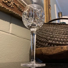 Waterford Crystal Glengarriff 7 1/2 Wine Hock Glass Gothic Mark Ireland Pristine