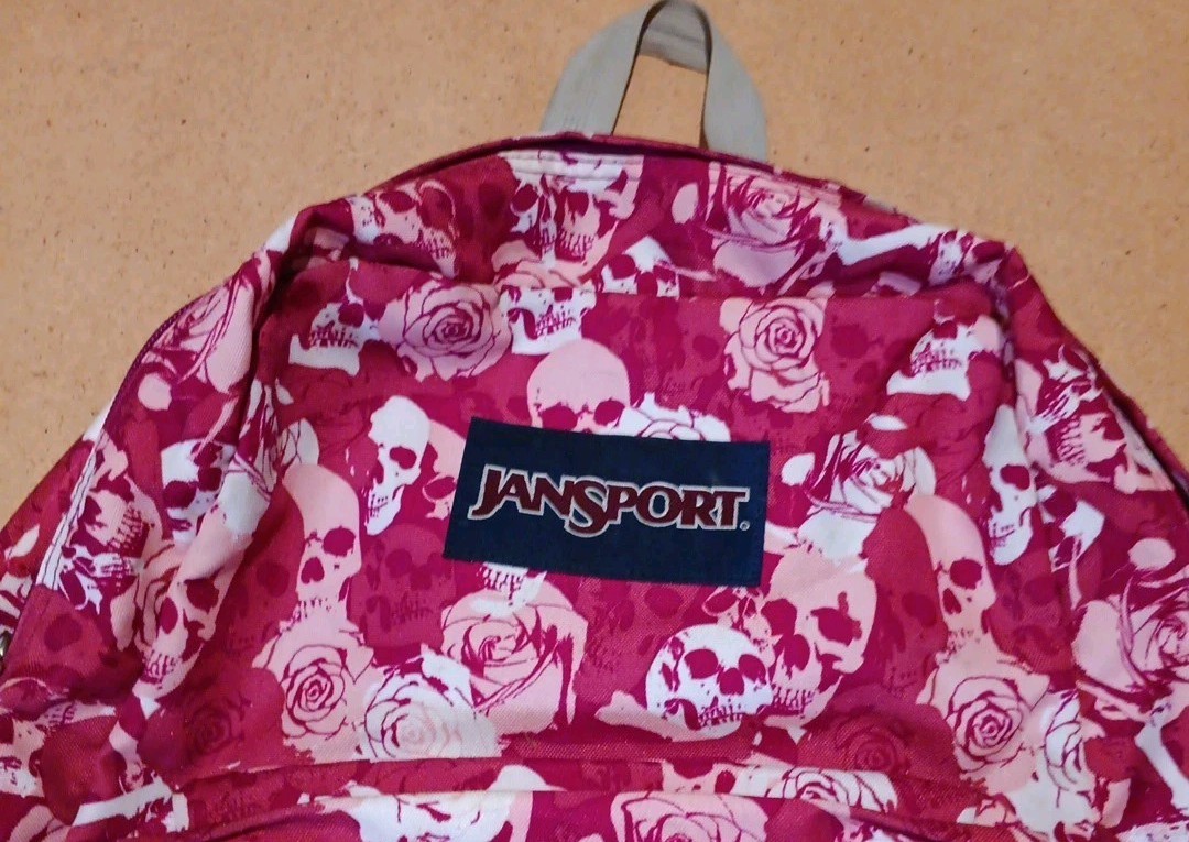 jansport backpack with roses Big Student The Superbreak Plus FX from JANSPORT keeps the classic daypack feel Tea Rose Rose Jansport JanSport