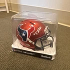 Tank Dell Signed Houston Texans Riddell NFL Mini Helmet Football Original