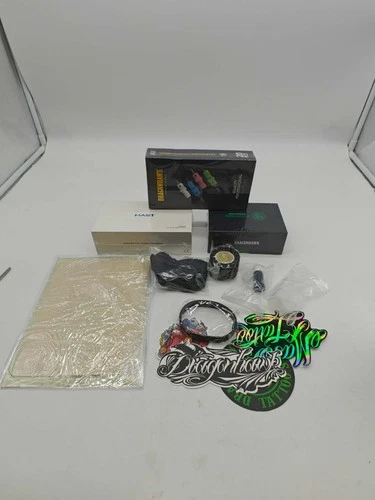 Mast Tattoo Machine WQ102-6 Dragonhawk Cartridges Starter Set New (C9)