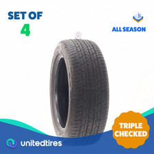 Set Of 4 Used 21555r17 Continental Controlcontact Tour As Plus 94v - 7.532