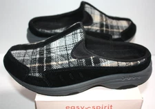 Easy Spirit Women's Traveltime Classic Slip On Walking Mules Black Size 7.5W