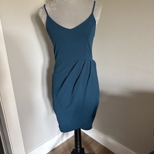 Lulu’s Forever Your Girl Bodycon Dress Teal Blue Size S Homecoming Wedding Party