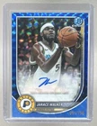 Jarace Walker 2025 Bowman #BCA-JK Blue Geometric Refractor Chrome Auto /150
