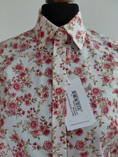 HAWES & CURTIS women's semi-fitted cotton shirt blouse - pink vintage rose - NEW