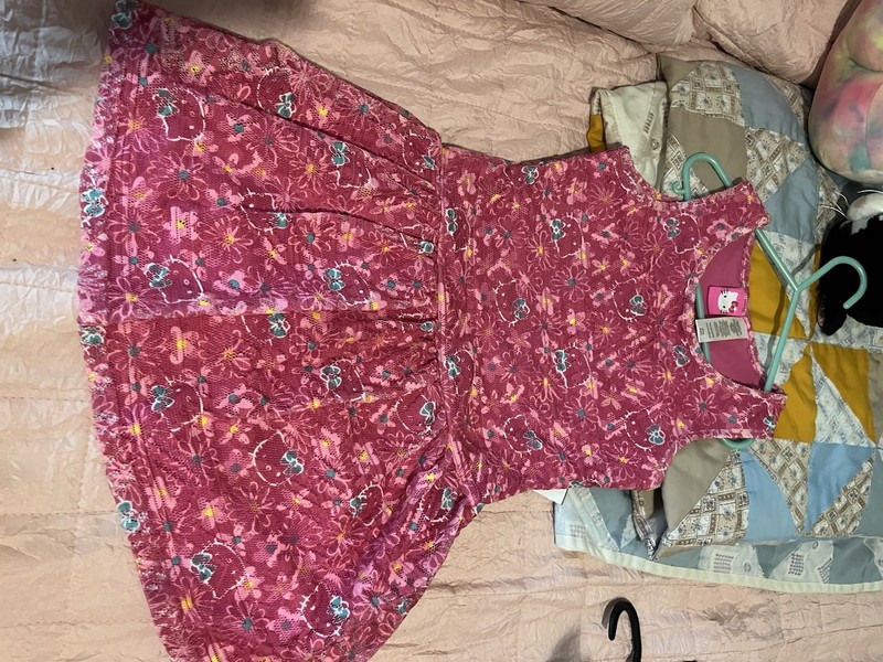 Hello Kitty Pink Dress Size Small 6/6x