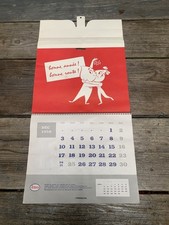 Esso Kalender 1957 Herr und Frau Tropf Werbung Tankstelle Vespa Acma Scooter 🏁