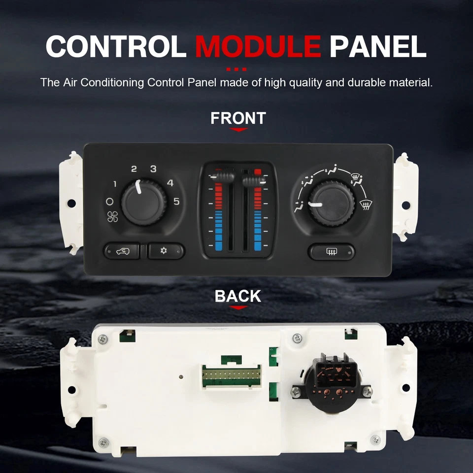 03-06 Chevy Silverado GMC Sierra Climate Control Unit A/C W/Defrost #10370034 - Image 4 of 4