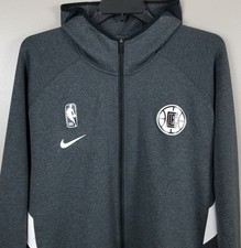 NIKE LA CLIPPERS MONTREZL HARRELL #5 WORN JACKET NBA TEAM ISSUED GREY (SIZE XLT)