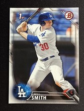 Will Smith 1st Rookie Card RC 2016 Bowman Draft Los Angeles Dodgers #BD-84. rookie card picture
