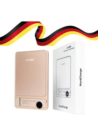 ADAR NordCharge - magnetische Powerbank MagSafe  5000 mAh Rechnung MwSt