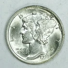 1923 MERCURY DIME! FULL SPLIT BANDS! GEM BU++!! BEAUTIFUL SILVER COIN! NR #K2991