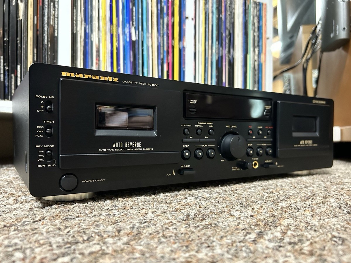 Marantz SD4050 Dual Cassette Deck w/ Remote Auto Reverse Dolby B-C
