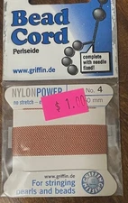 Griffin Nylon Power Bead Thread Cord For Jewelry Making -YOU PICK SIZES & COLORS