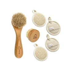Face Dry Brush for Lymphatic Drainage Set,Exfoliating Face Brus... FAST USA SHIP