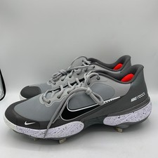 Nike Alpha Huarache Elite 3 Low Metal Baseball Cleats Mens Size 12 Smoke Grey