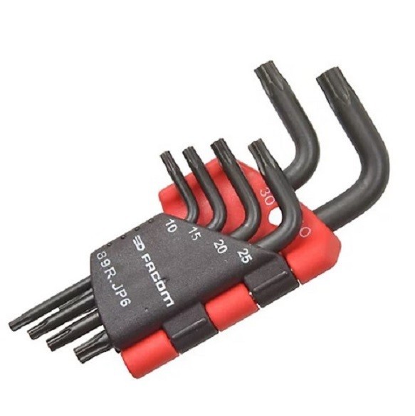 Facom 89R.JP6 Resis TORX Hexagon Key Set of 6 (TX10 - TX40)  - Incl VAT