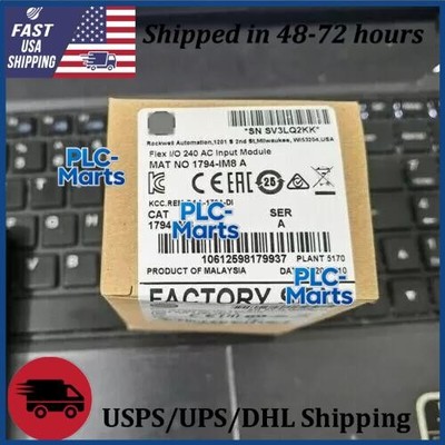 New Factory Sealed 1794-IM8 SER A Flex I/O Digital Input Module 1794IM8