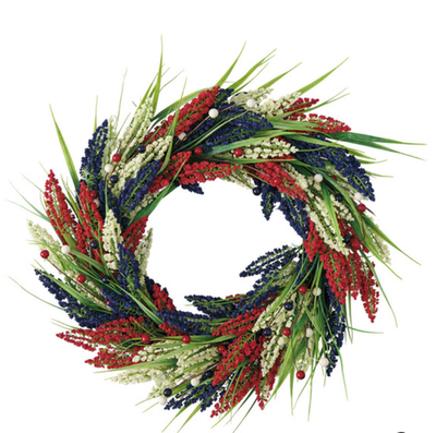 #ad Aldi KIRKTON HOUSE Americana Wreath Yarrow AOS $50.00