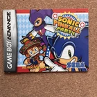 Sonic Pinball Party Manual Instruction Booklet GameBoy Advance Nintendo GBA