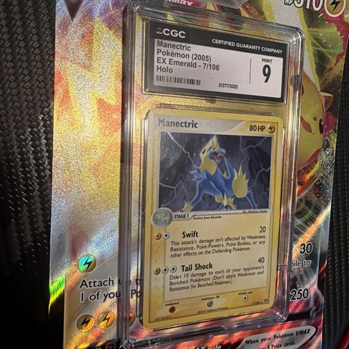 Manectric graded CGC 9 for sale on eBay