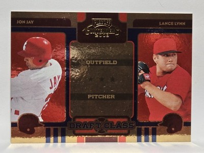 2008 Playoff Contenders - Draft Class Jon Jay, Lance Lynn #/1500 (RC)