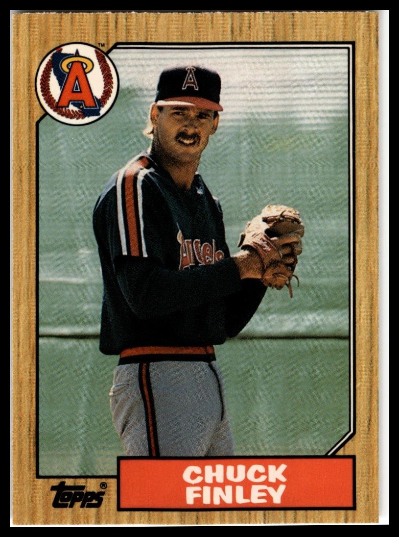 1987 Topps #446 Chuck Finley Collector's Edition (Tiffany)