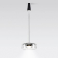 Pendelleuchte „Curling Tube S - Clear“ – Serien Lighting